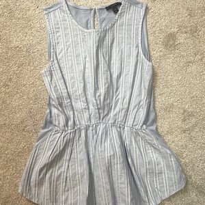 Powder Blue Sleeveless JCrew Top